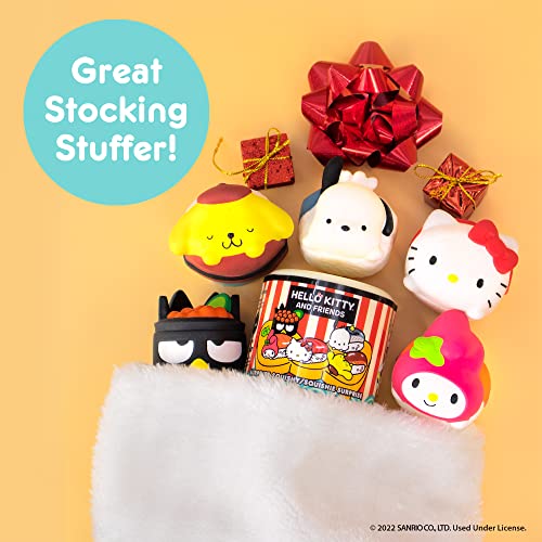 Hamee Sanrio Hello Kitty and Friends Cute Water Filled Surprise Capsule Squishy Toy Sushi Birthday Gift Bag Party Favor Gift Basket Filler Stress Relief Toy 2 Pc Mystery Blind Capsule - Image 5