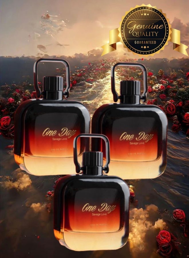 Reyane Tradition 3 Pieces One Day Savage Love Perfume 100ML - Image 1
