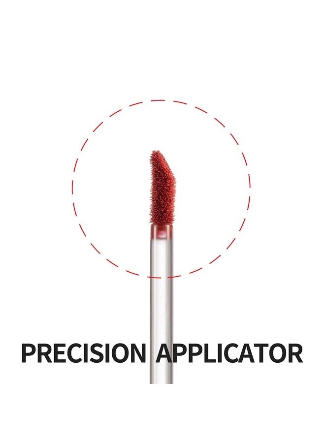 HEXZE Matte Lip gloss Soft Velvet Lip Lacquer High Pigmented, Lipstick Hydrating lip makeup M85 - Image 2