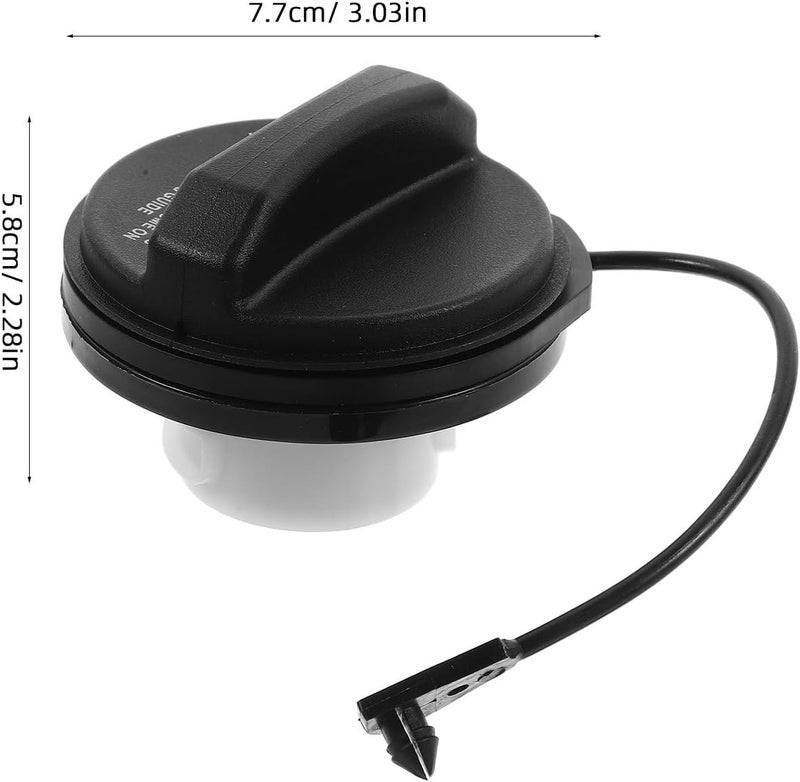 Car Fuel Cap Gas Tank Cap Replacement Oil Tank Cover Automotive Compatible with Most Vehicles - Image 2