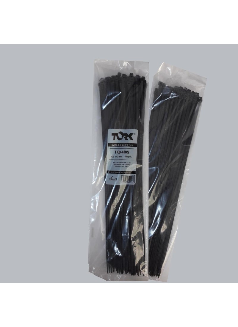 Tork Black Cable Tie 4,8X430  - Image 1