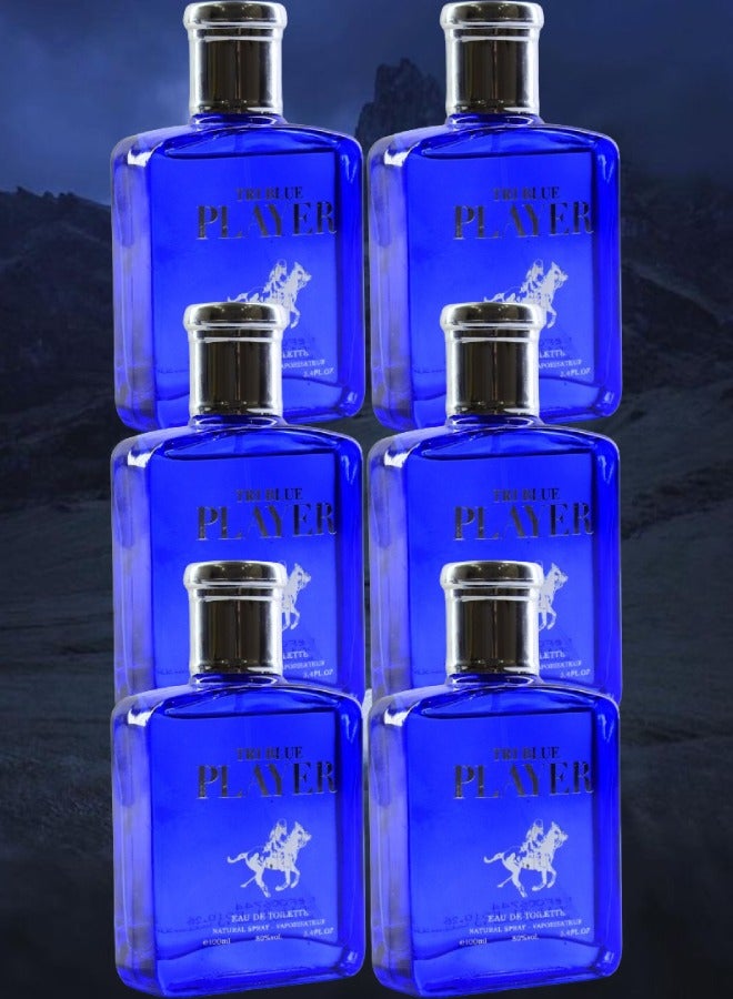 تي أر آي 6 قطع عطر بلو بلاير 100 مل - Image 1