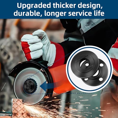 IALTMEI 7PCS IALTMEI Angle Grinder Nut ＆ Angle Grinder Wrench Set， Premium 5/8-11 Flange Metal Lock Nut, Compatible with Dewalt, Milwaukee, Makita1, Metabo, Bosch, Ryobi, Black Decker 4.5" 5" Grinder Parts - Image 5