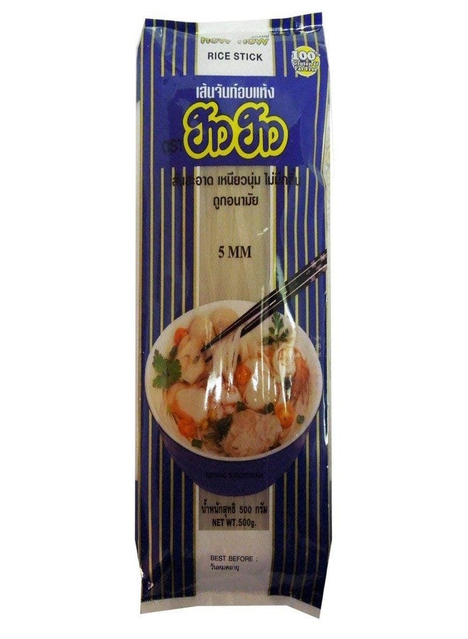 How How 5MM Rice Stick Noodles, 17.64 oz ℮ 500g, 4 Pack - Image 4