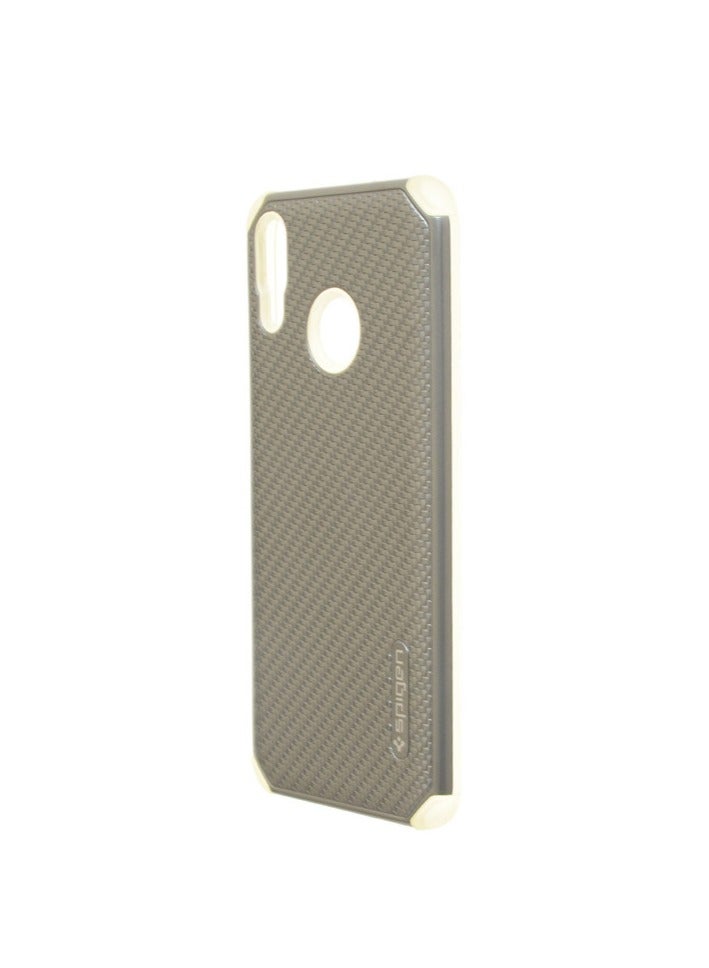 Spigen Silicone And Plastic Back Phone Protection Cover For Huawei Y9 2019 - Grey - Image 3