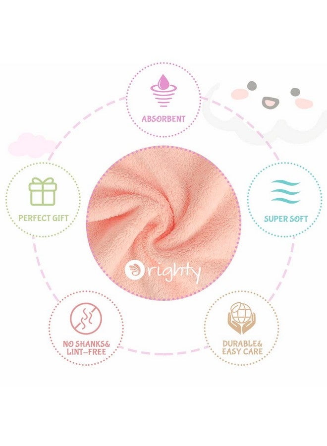 Orighty Burp Cloths, Super Soft & Highly Absorbent Coral Fleece, 20 X 10 Inch Gentle & Large Burp Rugs For Baby Sensitive Skin - Burping Cloths For Newborn Essential, 8 Pack - Image 2