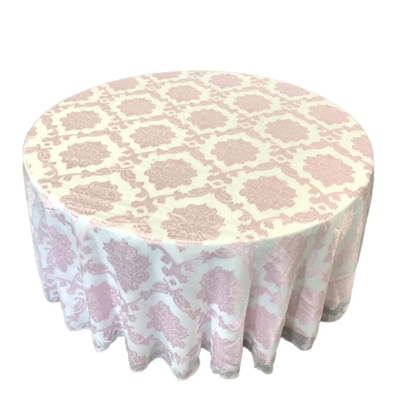 Y&D Beautiful Jacquard Organza Table Overlays and Table Runners for Wedding – Elegant Sheer Fabric Tablecloth for Banquet, Party, and Event Decor - Image 4