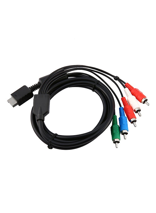 2 AV HD Cable 3 PS2 PS3 TV Console Cable Black
