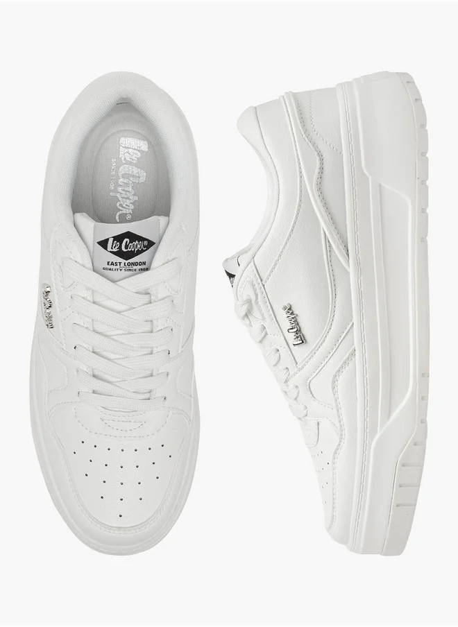 لي كوبر Women's Colourblock Lace-Up Sneakers