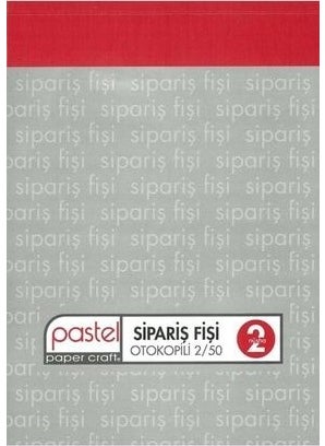 PASTEL Autocopied Order Receipt 