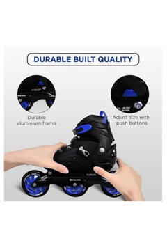 ENDLESS  Inline Adjustable Skates | Aluminium Chassis and 100 mm PU Three Wheels | With ABEC 9 Bearings  - Image 4