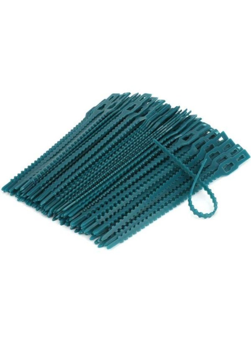 Black+Decker 100-Piece Adjustable Plant Ties Green 13cm 871125223696 - Image 2