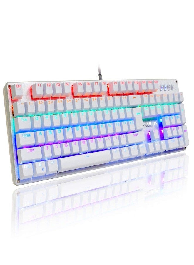 AULA Unicorn Backlit Mechanical Keyboard with Multi-color LED Illuminated Gaming Computer Keyboard, F2010 - Image 1