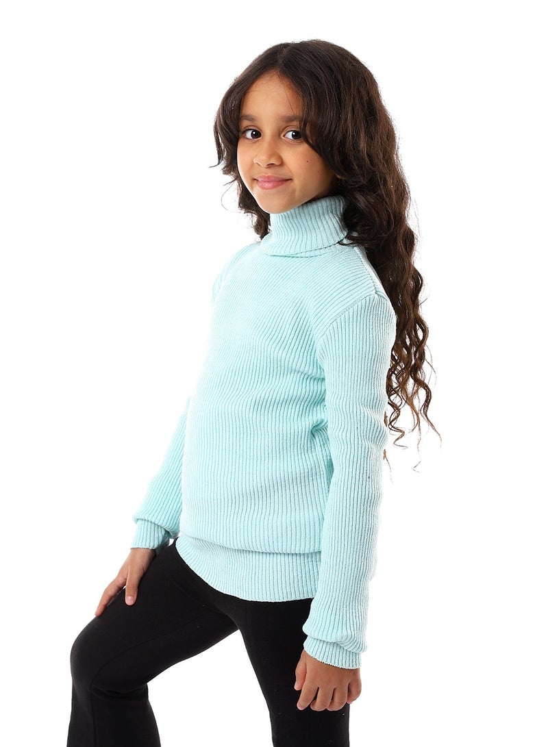 Caesar Girls Wool Pullover With High Neck  - Image 2