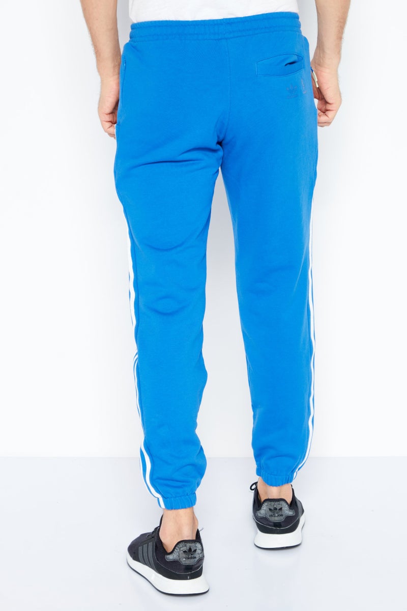adidas Originals Men Sportswear Fit Brand Logo Training Sweatpants, Blue - Image 2