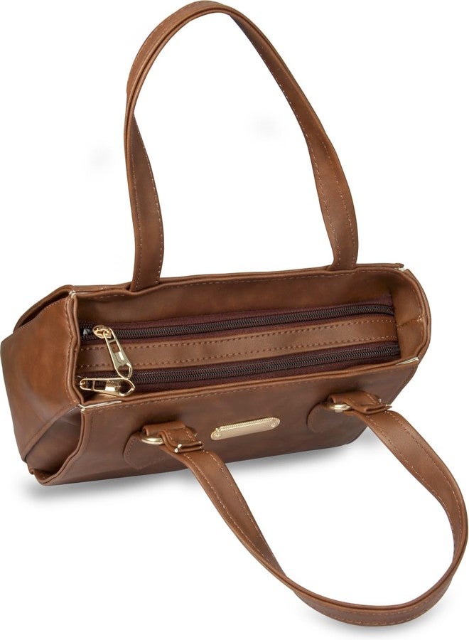 WORLD STAR PU Handbag for Womens | brown | (108) - Image 4