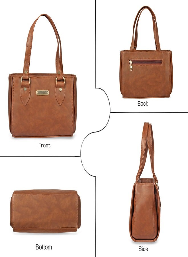 WORLD STAR PU Handbag for Womens | brown | (108) - Image 2