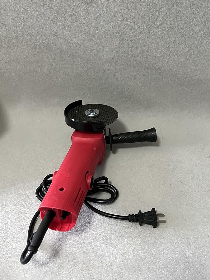 4 1 2 Inch 7 5 Amp Electric Grinder Power Tool For Cutting Grinding Polishing And Rust Removal Red - Image 5