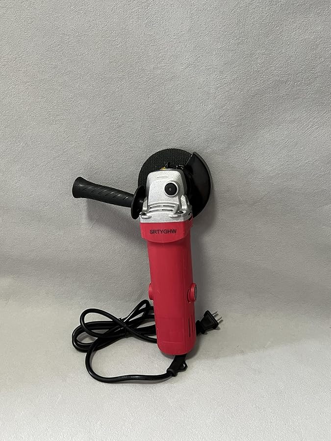 4 1 2 Inch 7 5 Amp Electric Grinder Power Tool For Cutting Grinding Polishing And Rust Removal Red - Image 2