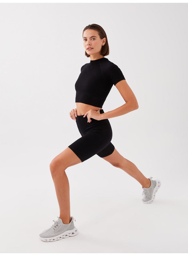 LC WAIKIKI Women's Straight Elastic Waist Seamless Sports Leggings - Image 1