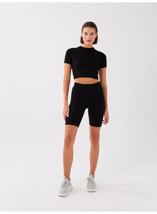 LC WAIKIKI Women's Straight Elastic Waist Seamless Sports Leggings - Image 2