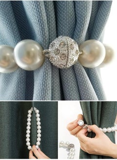 Magnetic Curtain Tiebacks, Strong Magnetic Pearl Beaded Curtain Holdbacks, Decorative Window Drape Curtain Straps 16 Inch - pzsku/ZA2A6C5487D2E98D858D3Z/45/_/1717515431/ca7f3601-3c2b-4c9b-8d9d-06a4380be7b4