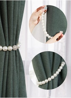 Magnetic Curtain Tiebacks, Strong Magnetic Pearl Beaded Curtain Holdbacks, Decorative Window Drape Curtain Straps 16 Inch - pzsku/ZA2A6C5487D2E98D858D3Z/45/_/1717515442/b18c8bab-ecf1-4c57-9ca4-665702862eed