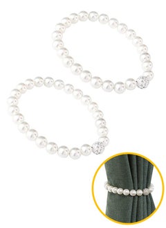 Magnetic Curtain Tiebacks, Strong Magnetic Pearl Beaded Curtain Holdbacks, Decorative Window Drape Curtain Straps 16 Inch - pzsku/ZA2A6C5487D2E98D858D3Z/45/_/1718806336/cc37b5f5-75eb-4ce4-b260-30a29828daff