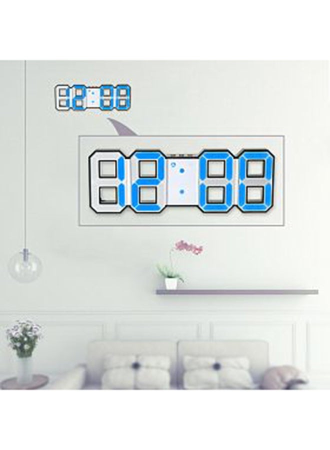 NIBEMINENT Multifunctional Digital Wall Clock Blue - Image 3