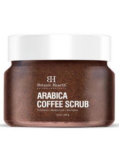 Botanic Hearth Botanic Hearth Arabica Coffee Body Scrub Exfoliating Body Scrub act as Body Exfoliator  helps with Moisturizing Skin Acne Cellulite Dead Skin Scars Wrinkles 12 oz 