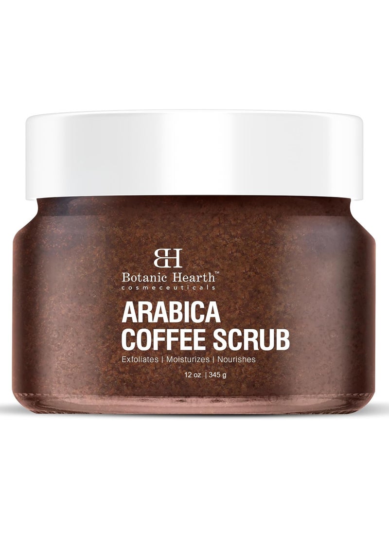 Botanic Hearth Botanic Hearth Arabica Coffee Body Scrub Exfoliating Body Scrub act as Body Exfoliator  helps with Moisturizing Skin Acne Cellulite Dead Skin Scars Wrinkles 12 oz 