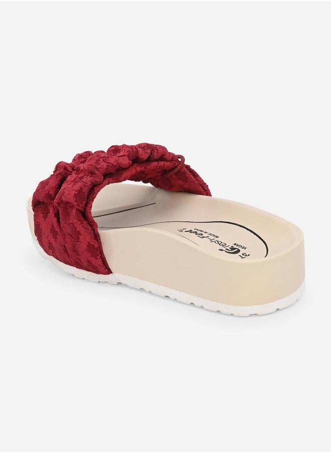 Fresh Feet Self Design Sara Orthopedic Sandals  - Image 5