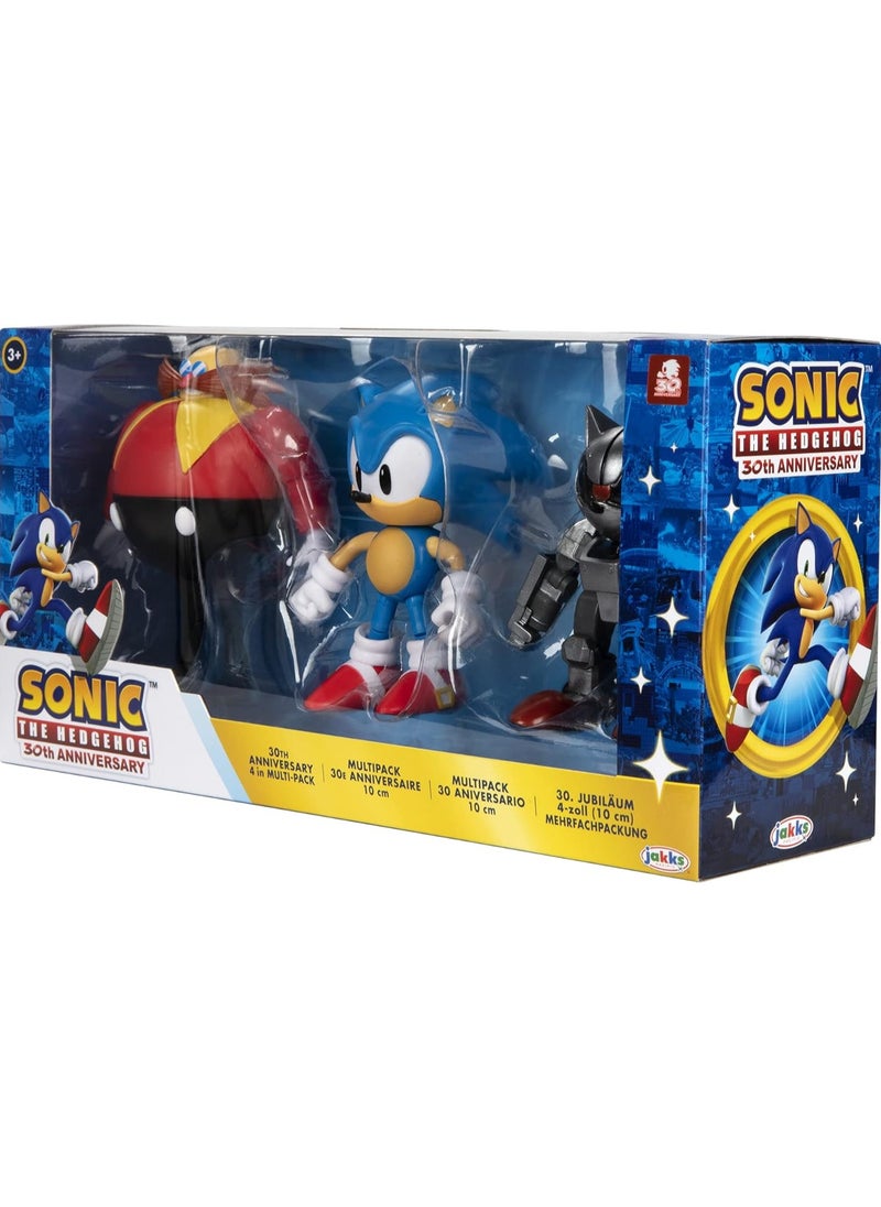 SONIC - Sonic The Hedgehog Dr. Eggman, Sonic and MechaSonic Action Figure - Image 1