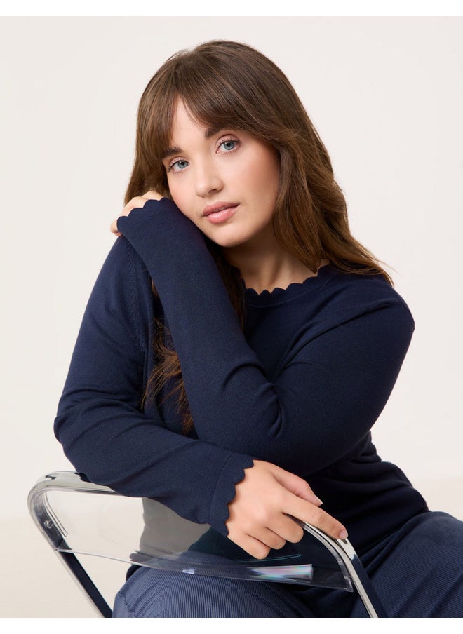 Samoon Wave Edges Sweater  - Image 5