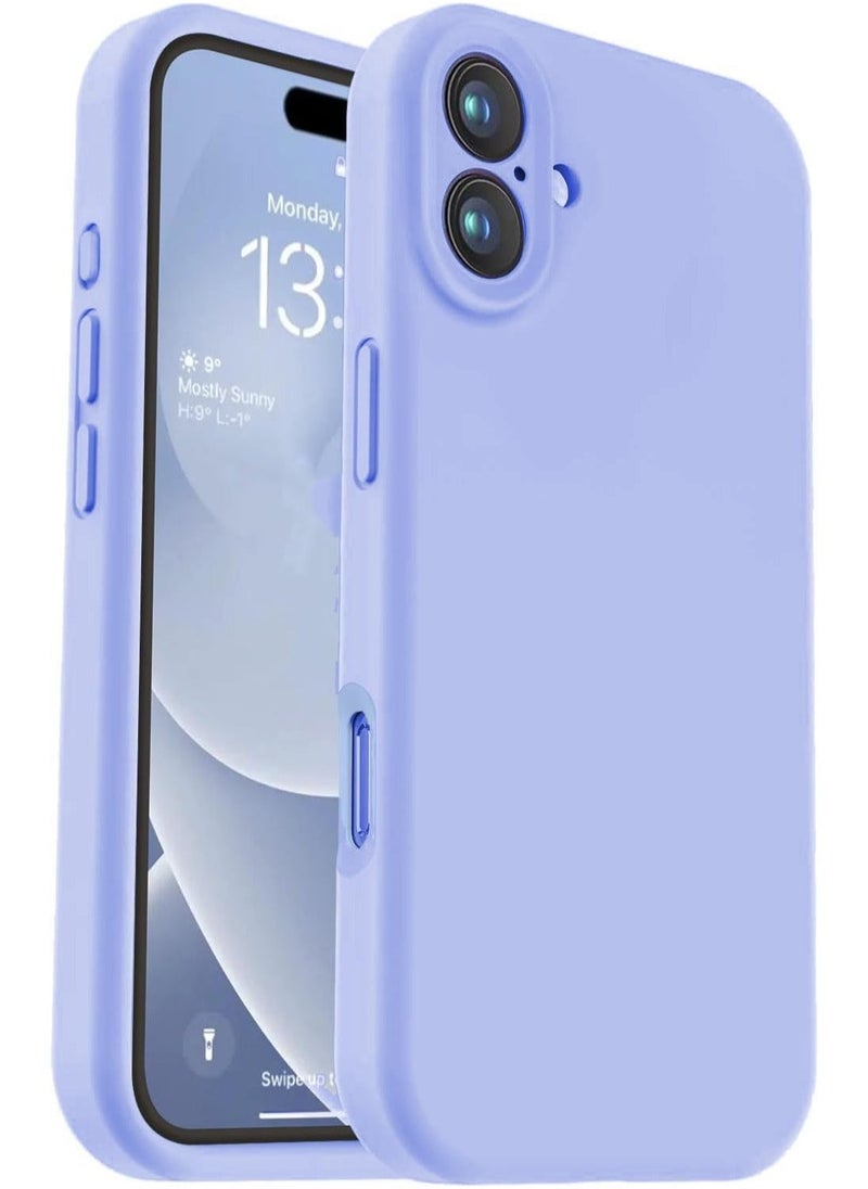 Raxoom iPhone 16 Slim Fit Matte Light Blue TPU Case â€“ Soft, Flexible Silicone Back Cover - Image 1