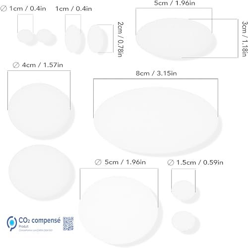 aZengear Repair Patches for Jackets, Tent, Shoe Toe, Air Mattress, Inflatables, PVC Gear - Waterproof, Self-Adhesive, Tear-Cold-Heat-Resistant, Down Puffer Coat (11 Pcs, Clear) - Image 3
