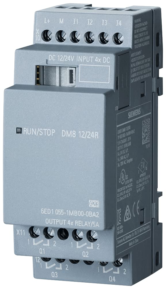 Siemens stlogo Expansion Module DM8 1224R PUIO 12 24V12V24V