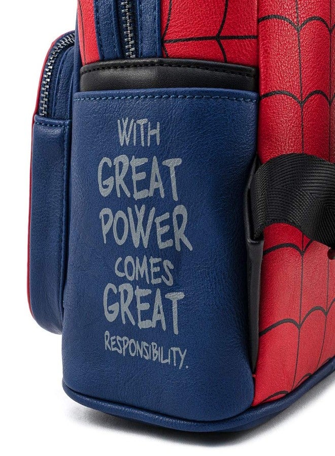 Loungefly Marvel Spider Man Classic Cosplay Womens Double Strap Shoulder Bag Purse - Image 4