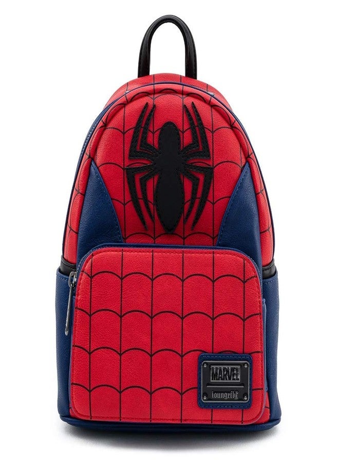 Loungefly Marvel Spider Man Classic Cosplay Womens Double Strap Shoulder Bag Purse - Image 1