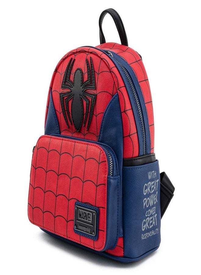 Loungefly Marvel Spider Man Classic Cosplay Womens Double Strap Shoulder Bag Purse - Image 5