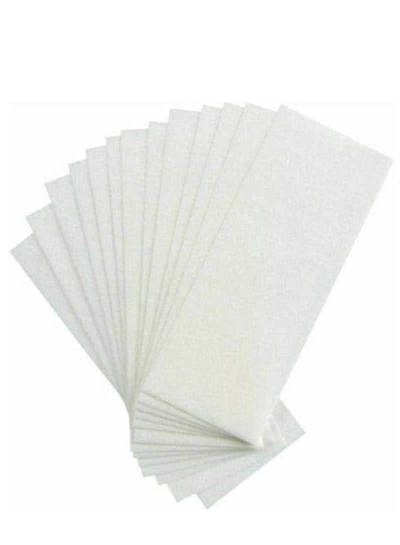 Hair Removal Paper, 100 Strips Hair Removal Wax Paper, Professional Disposable Hair Removal Tool, Non-woven Disposable Wax Strips - Image 1