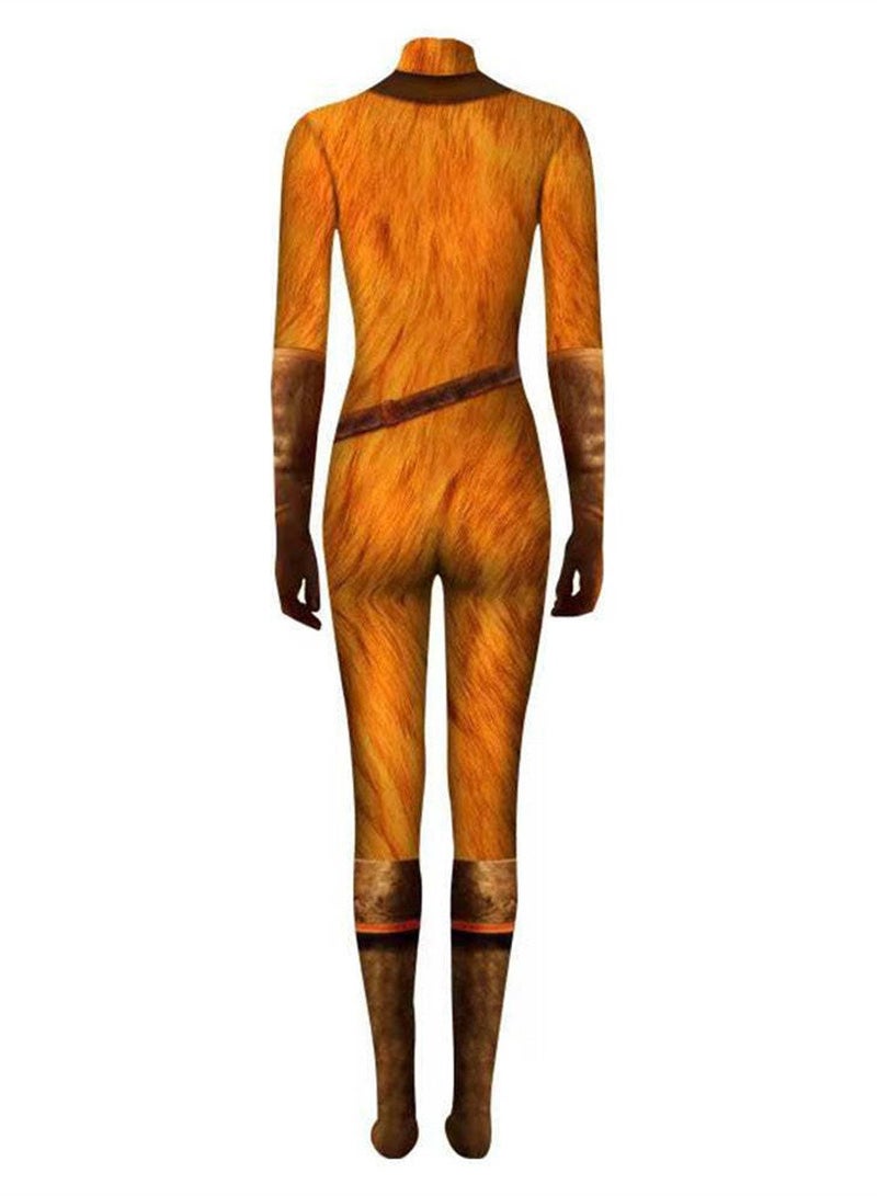New Puss in Boots 3D Digital Printed Jumpsuit Costume Stage Dress Up Costume - Image 2
