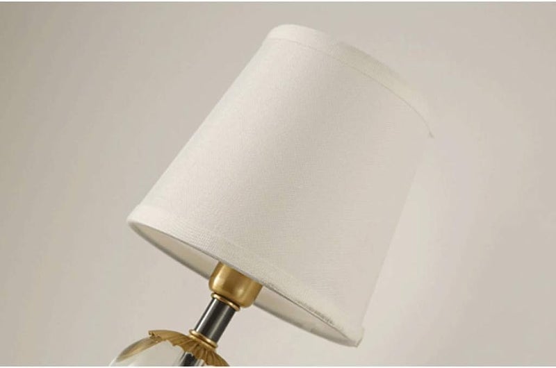 KYUSAR Wall Sconce Wall Light American Wall Lamp Living Room Bedroom Wall Nordic Simple Copper Creative Crystal Wall Light Wall Lamp Wall Sconces Hallway (Color : Gold, Size : Single Head) - Image 3