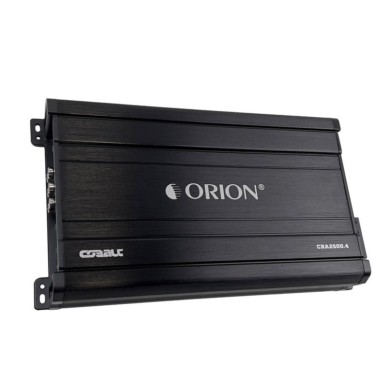 Orion Cobalt Series CBA25004 High Efficiency 4Channel Class AB Amplifier for Car Audio Stereo 2500W High Output 24 Ohm Stable Adjustable LowHigh Pass Bass Boost MOSFET Power Supply