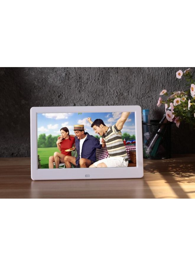 Direct 10.1 Inch HD LED Digital Photo Frame LCD Electronic Photo Album Business Advertising Machine Gift-Color:White Australian Gauge Power Supply  - Image 1
