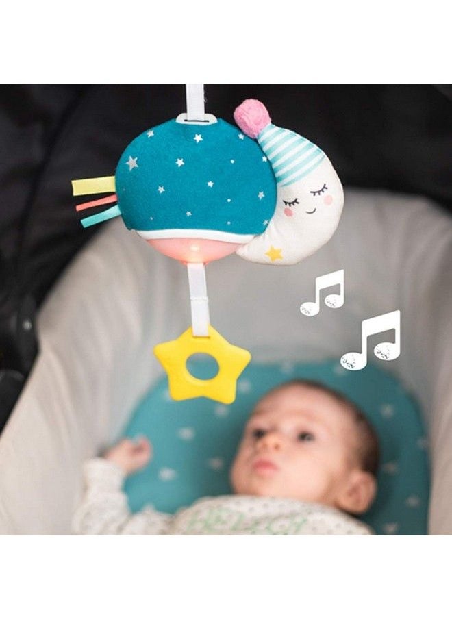 Taf Toys Musical Mini Moon On The Go Pull Down Hanging Music And Lights Infant Toy ; Parent And Baby’S Travel Companion Soothe Baby Keeps Baby Relaxed While Strolling For Newborns And Up  - Image 5