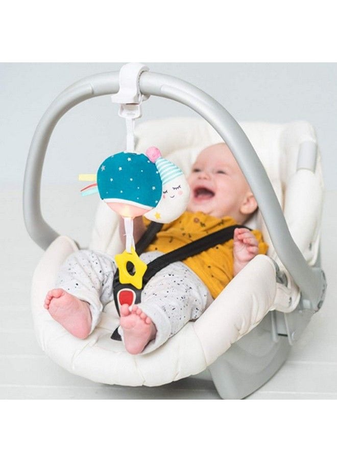 Taf Toys Musical Mini Moon On The Go Pull Down Hanging Music And Lights Infant Toy ; Parent And Baby’S Travel Companion Soothe Baby Keeps Baby Relaxed While Strolling For Newborns And Up  - Image 3