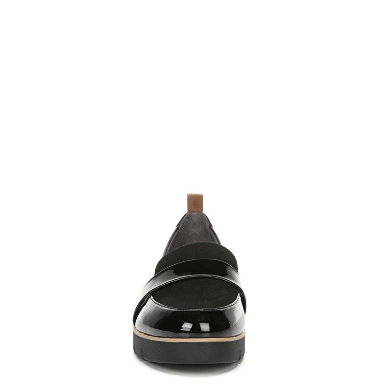 Dr. Scholl's أحذية د. شولز للنساء ويستبر سليب أون لوفر، أسود لامع/ميكروفايبر، 11 أمريكي - Image 2