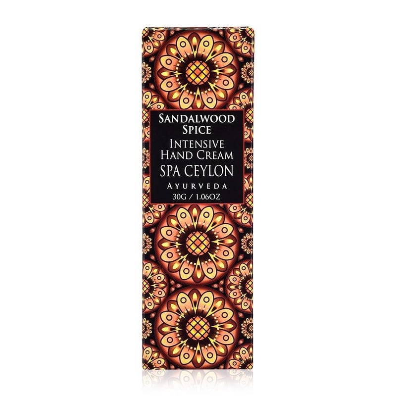 spa ceylon كريم اليدين المكثف من SPA CEYLON برائحة خشب الصندل مع مكونات طبيعية لمرطب اليدين لجميع أنواع البشرة - Image 3