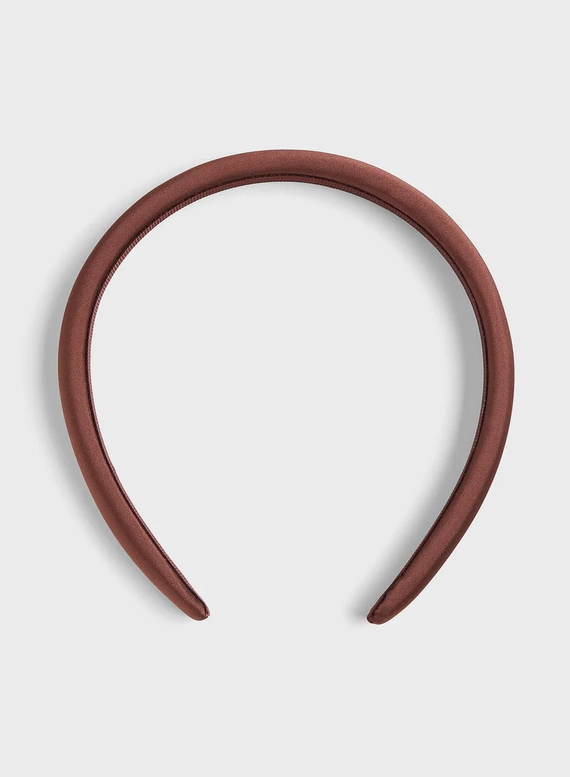 H&M Padded Satin Alice Band